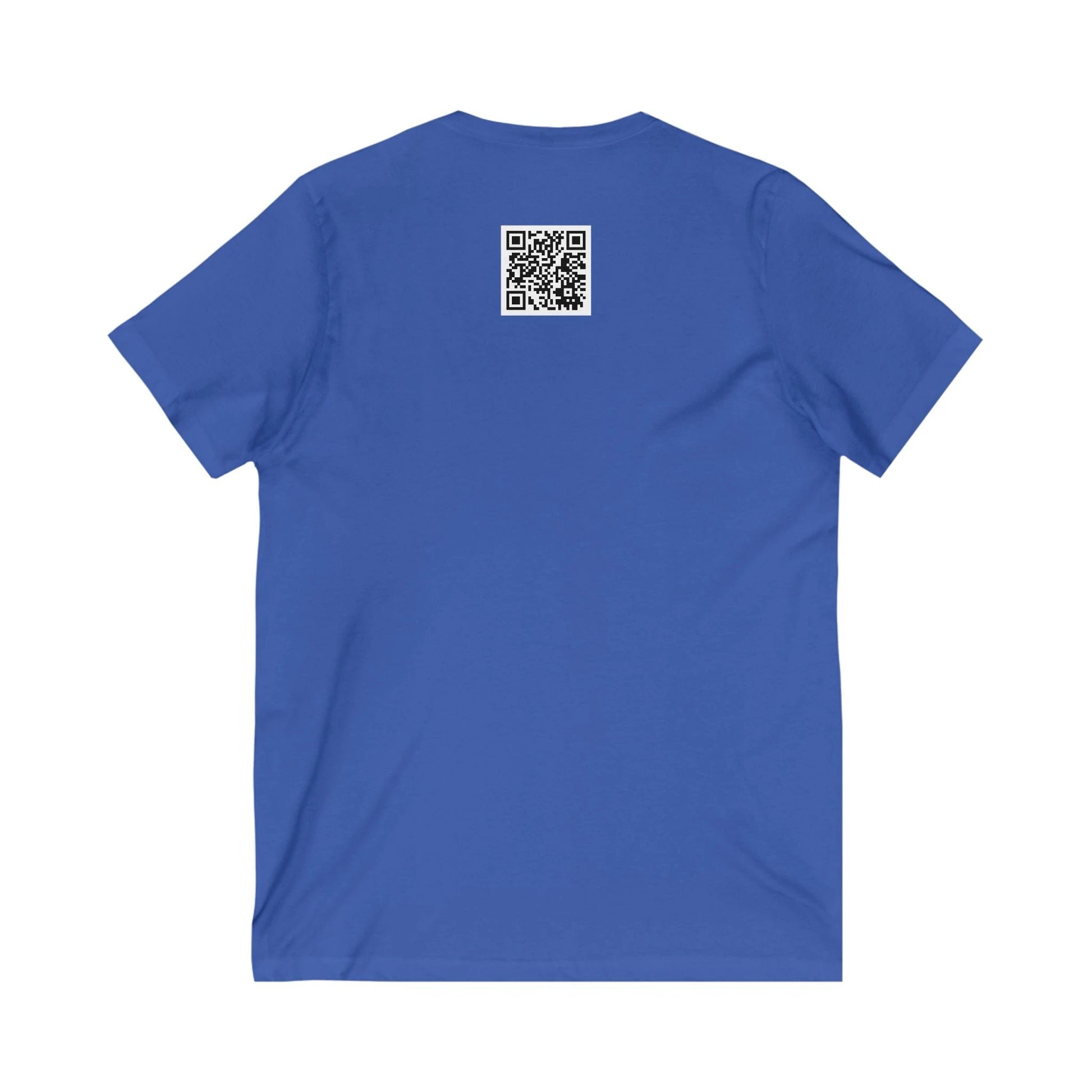 Cornish Rex Cat Unisex Jersey Short Sleeve V-Neck Tee by Printify