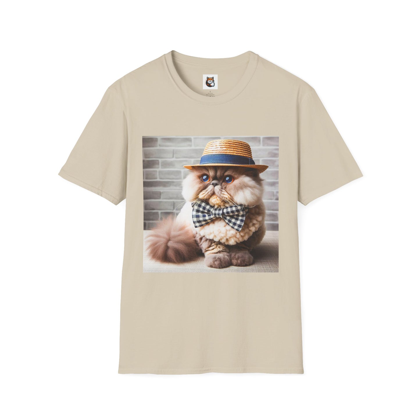 Selkirk Rex Cat T-Shirt hat and bow tie