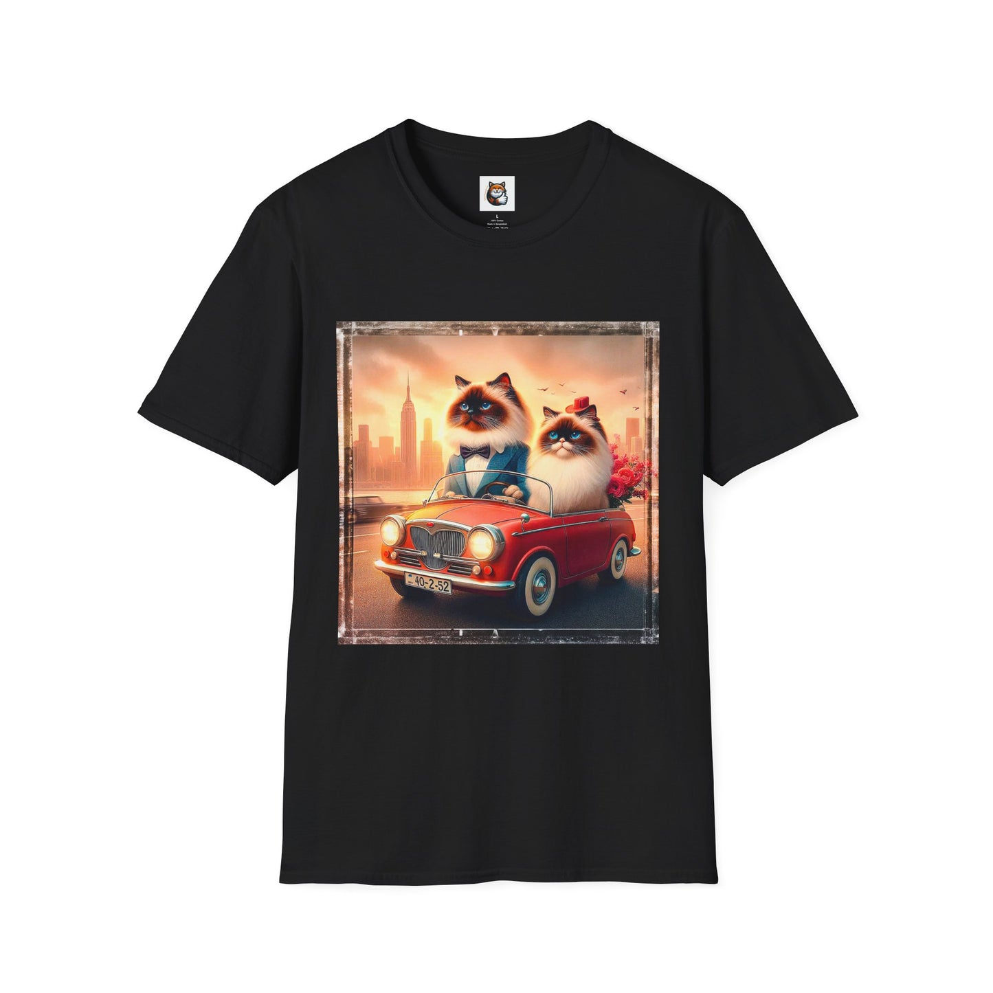 Wacky Birman tiny car Softstyle T-Shirt