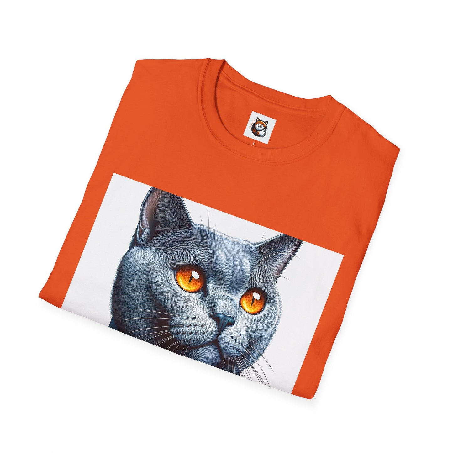 Russian Blue Cat suit and tie  T-Shirt