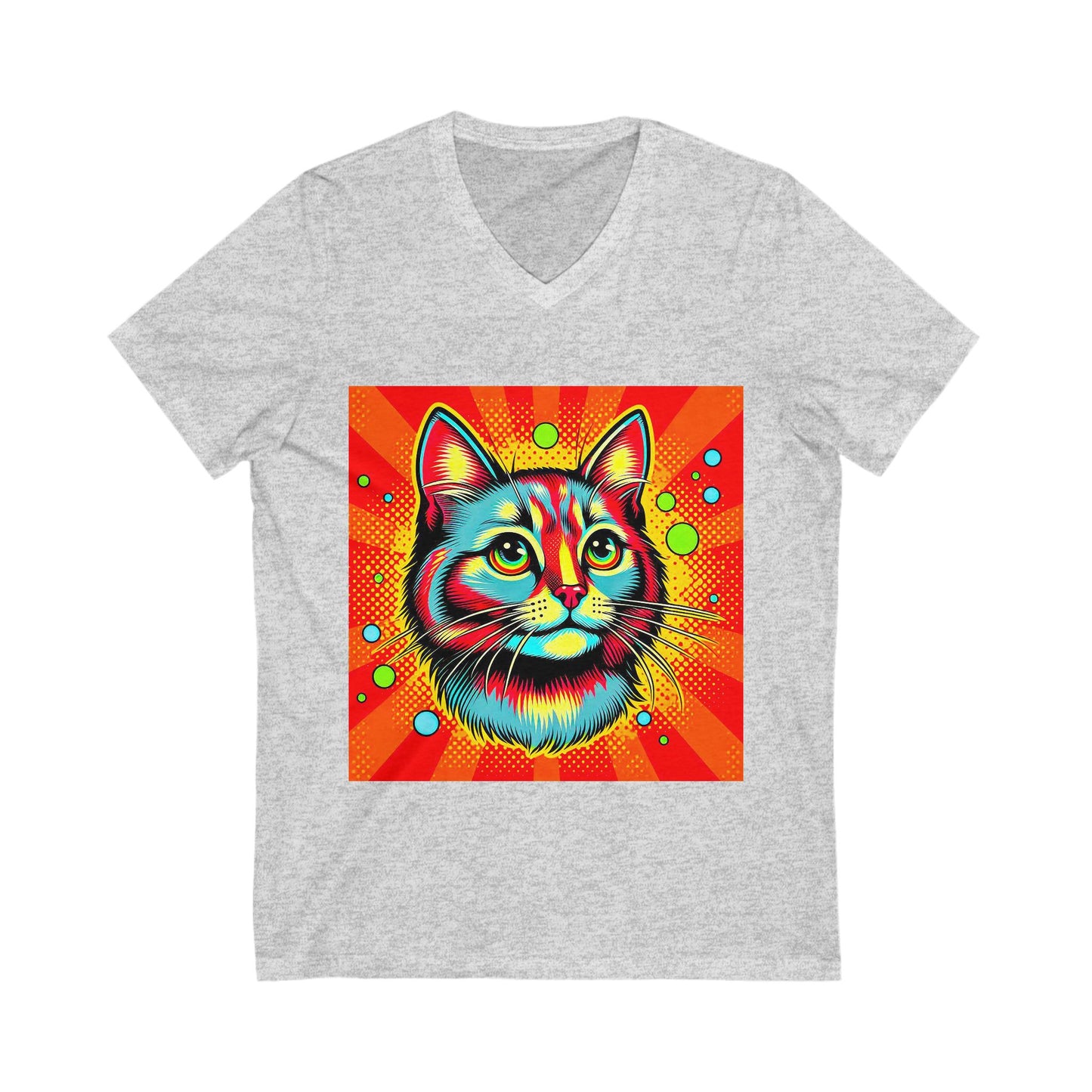 Domestic Cat colors  V-Neck Tee