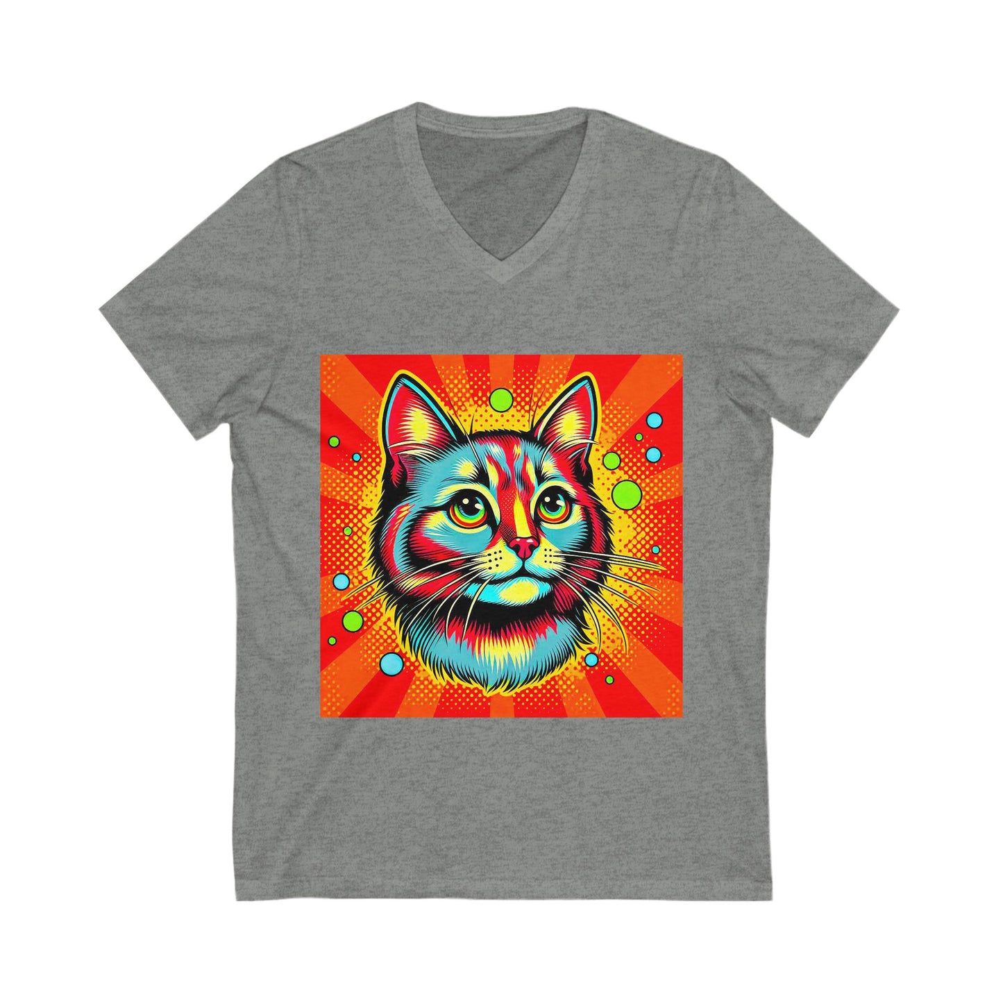 Domestic Cat colors  V-Neck Tee