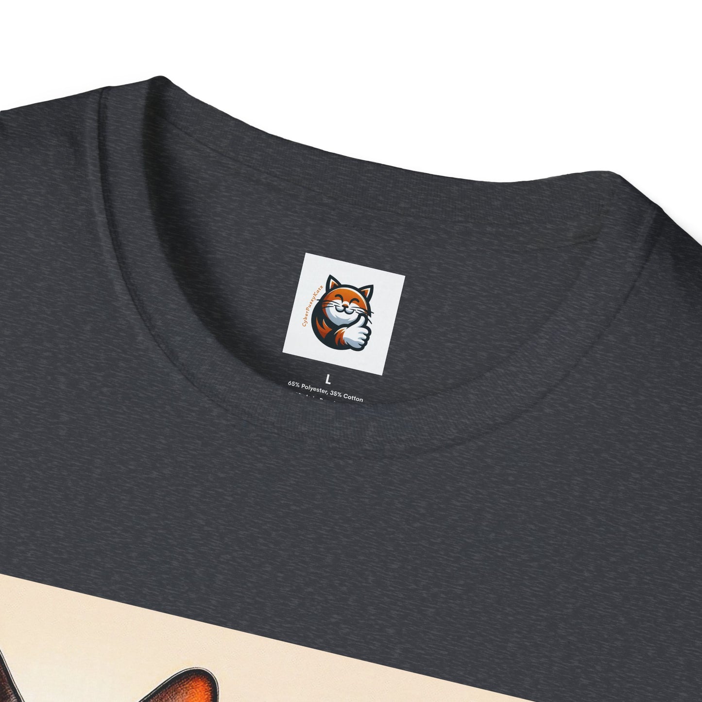 Wacky  Devon Rex Cool cats  Unisex Softstyle T-Shirt