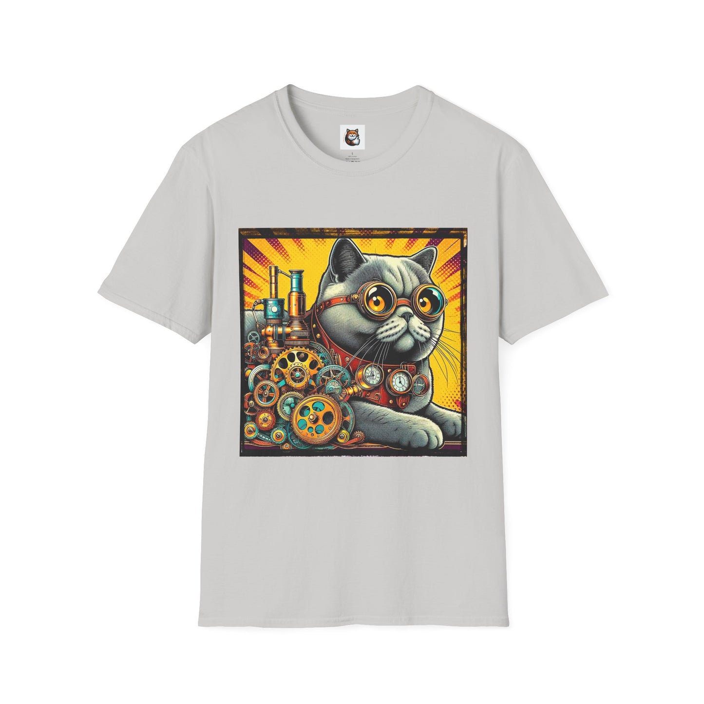 British Shorthair steam punk Softstyle T-Shirt
