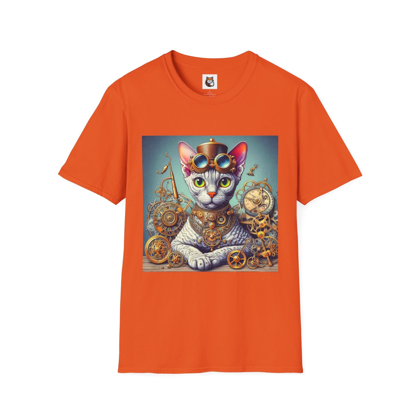 Devon Rex Cat Unisex Softstyle T-Shirt