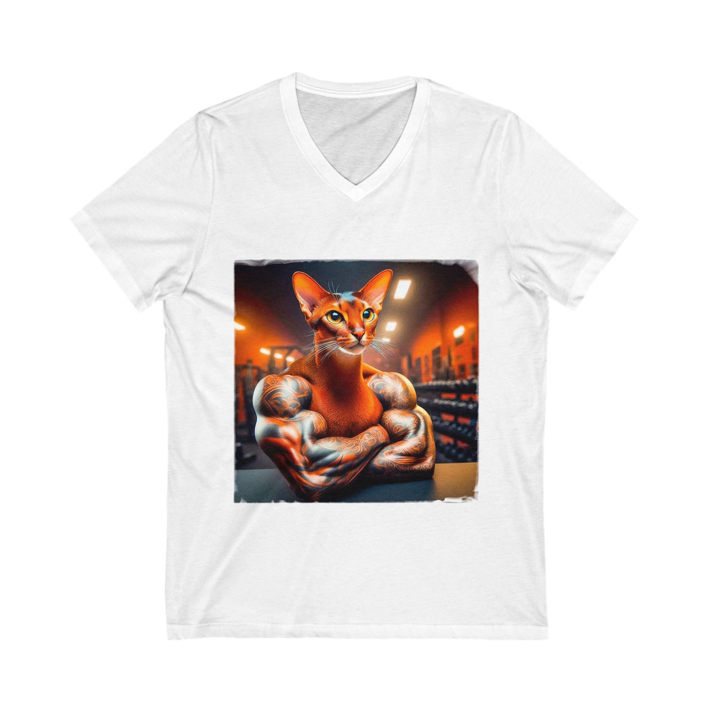 Abyssinian trainer Jersey Short Sleeve V-Neck Tee
