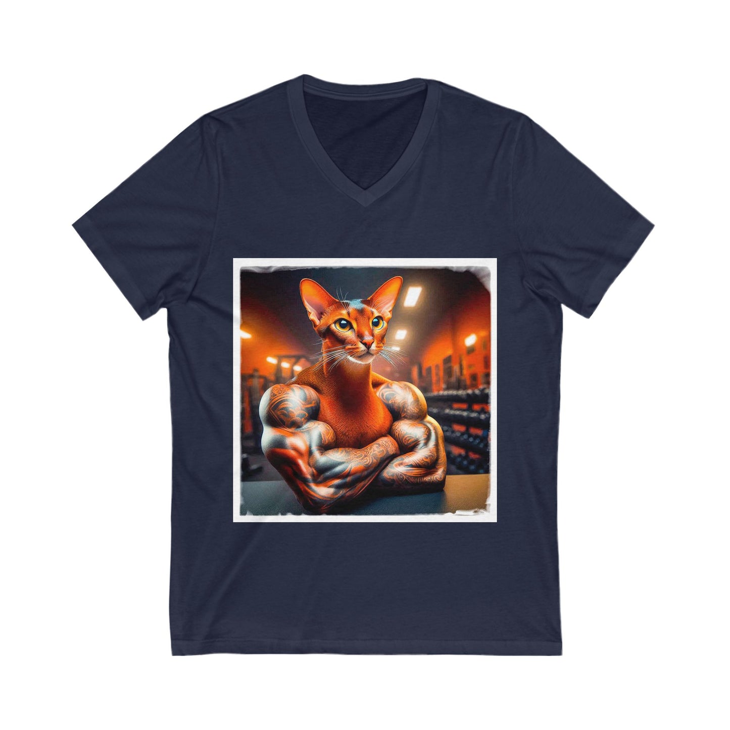 Abyssinian trainer Jersey Short Sleeve V-Neck Tee