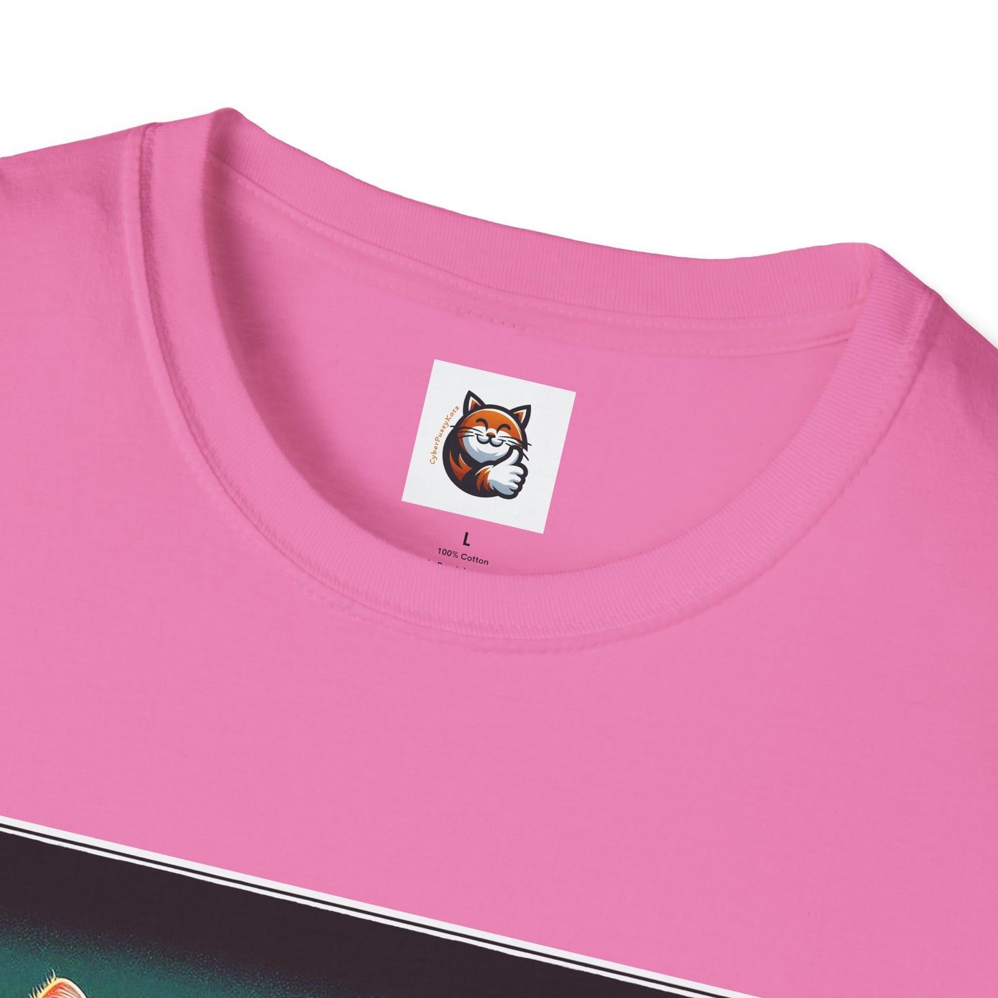Wacky Exotic Shorthair Cat Unisex Softstyle T-Shirt