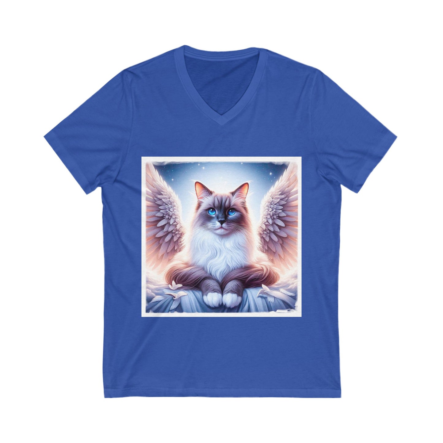 Birman Unisex Jersey Short Sleeve V-Neck Tee