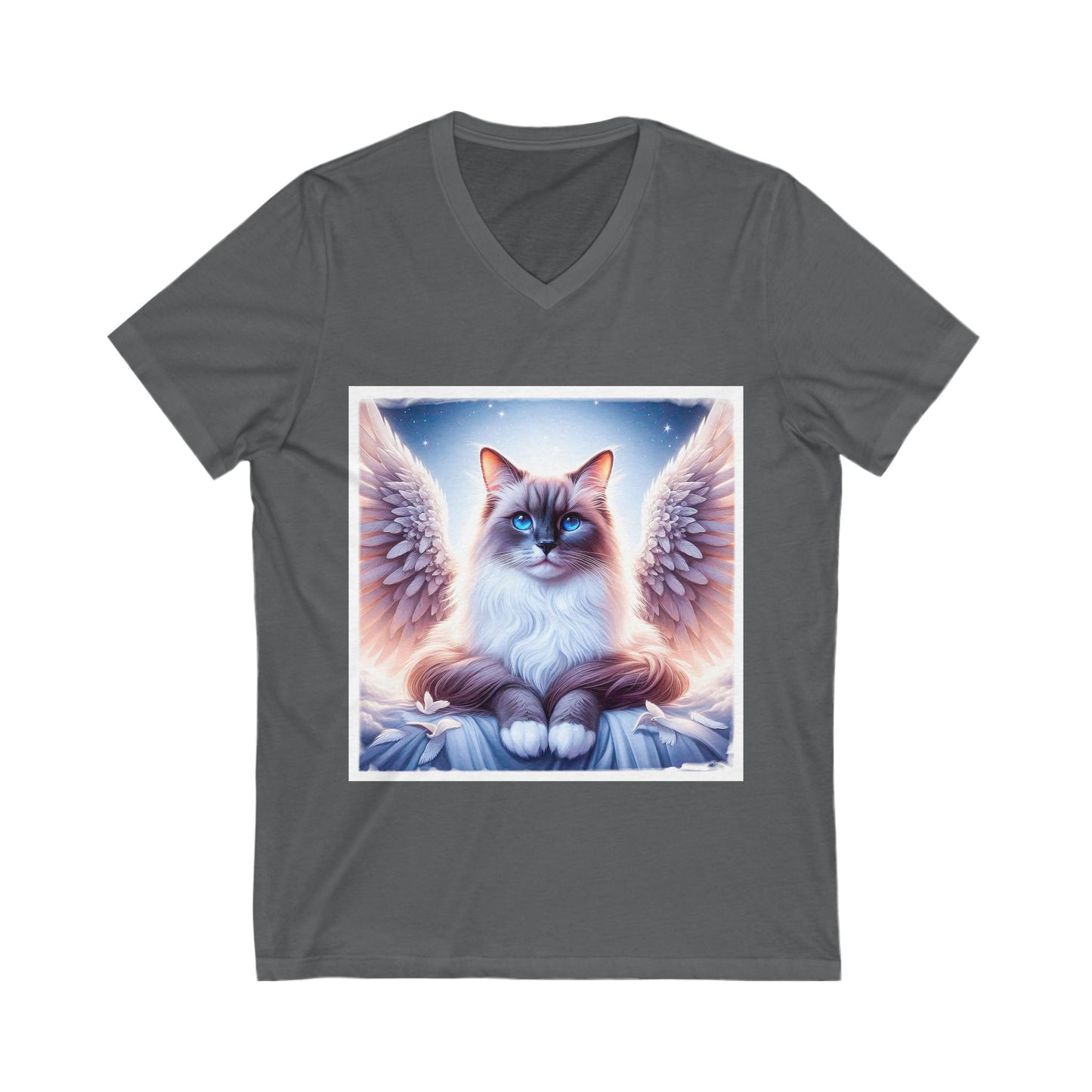 Birman Unisex Jersey Short Sleeve V-Neck Tee
