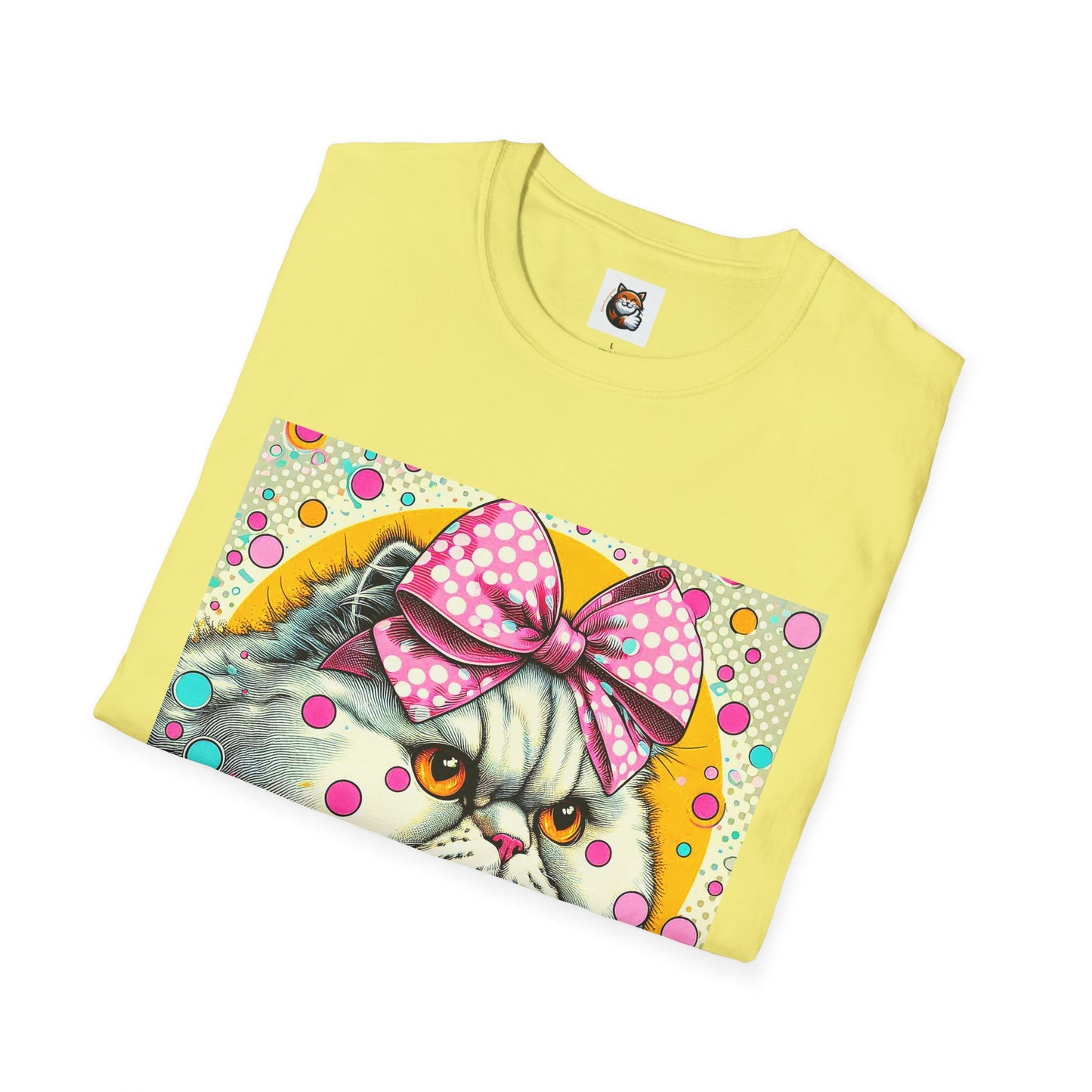 Selkirk Rex Cat T-Shirt angry princess