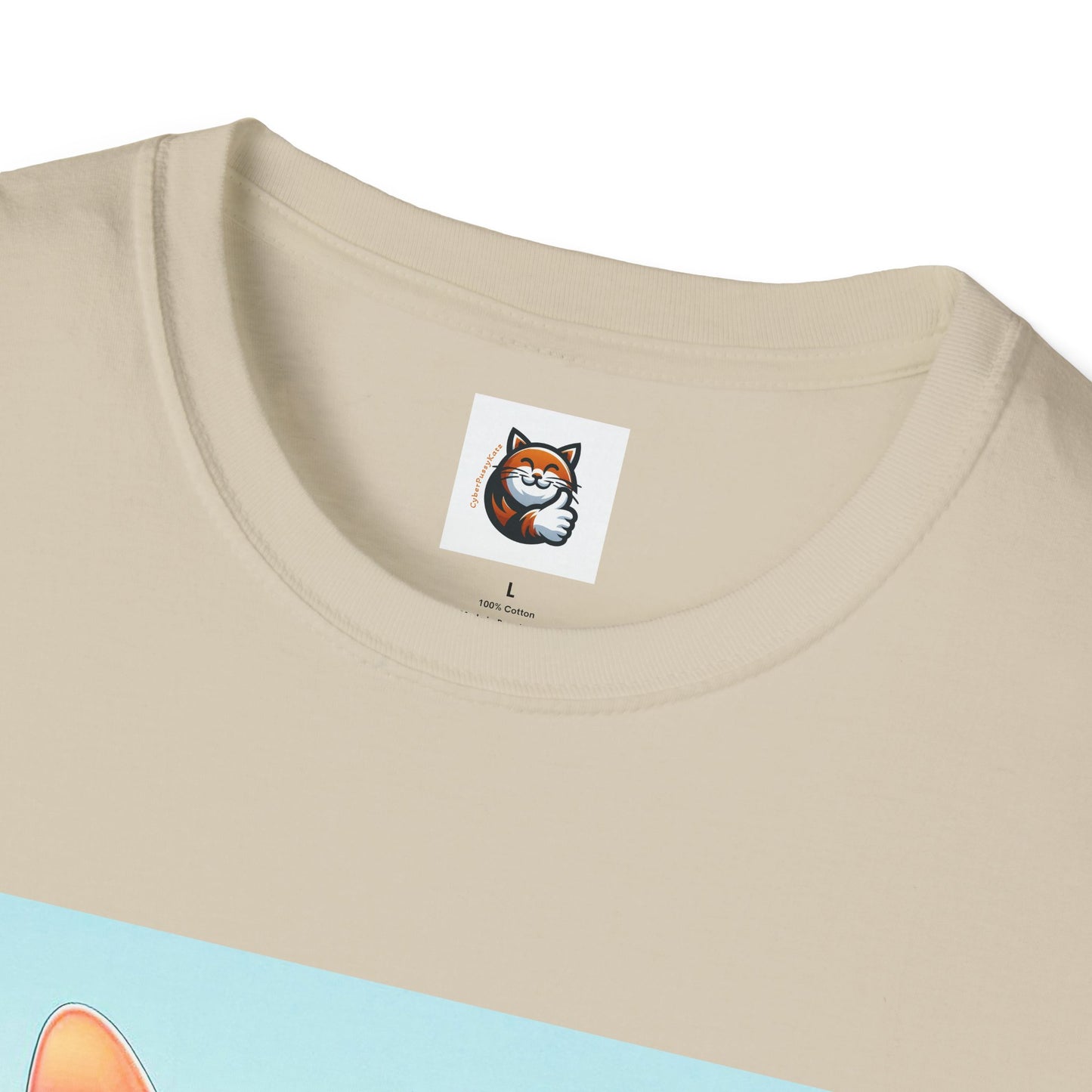 Cornish Rex Cat beach surfer T-Shirt