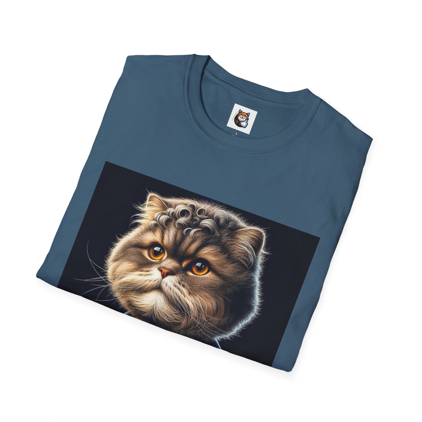 Selkirk Rex Cat T-Shirt business professional