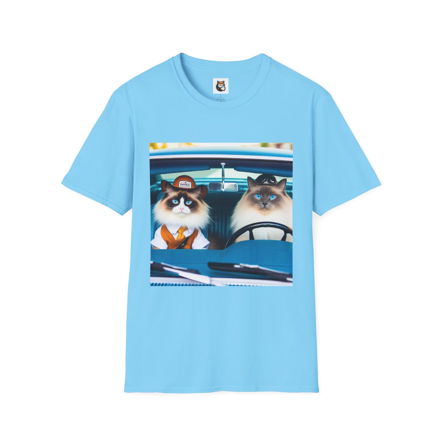 Wacky Ragdoll fun couple driving T-Shirt