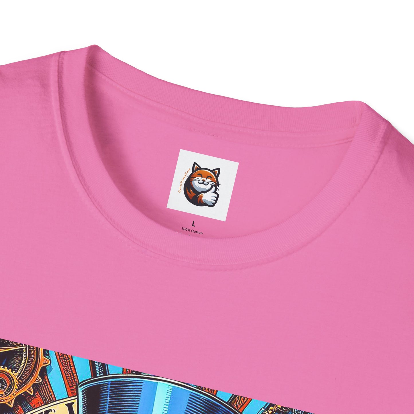 Russian Blue Cat Unisex Softstyle T-Shirt