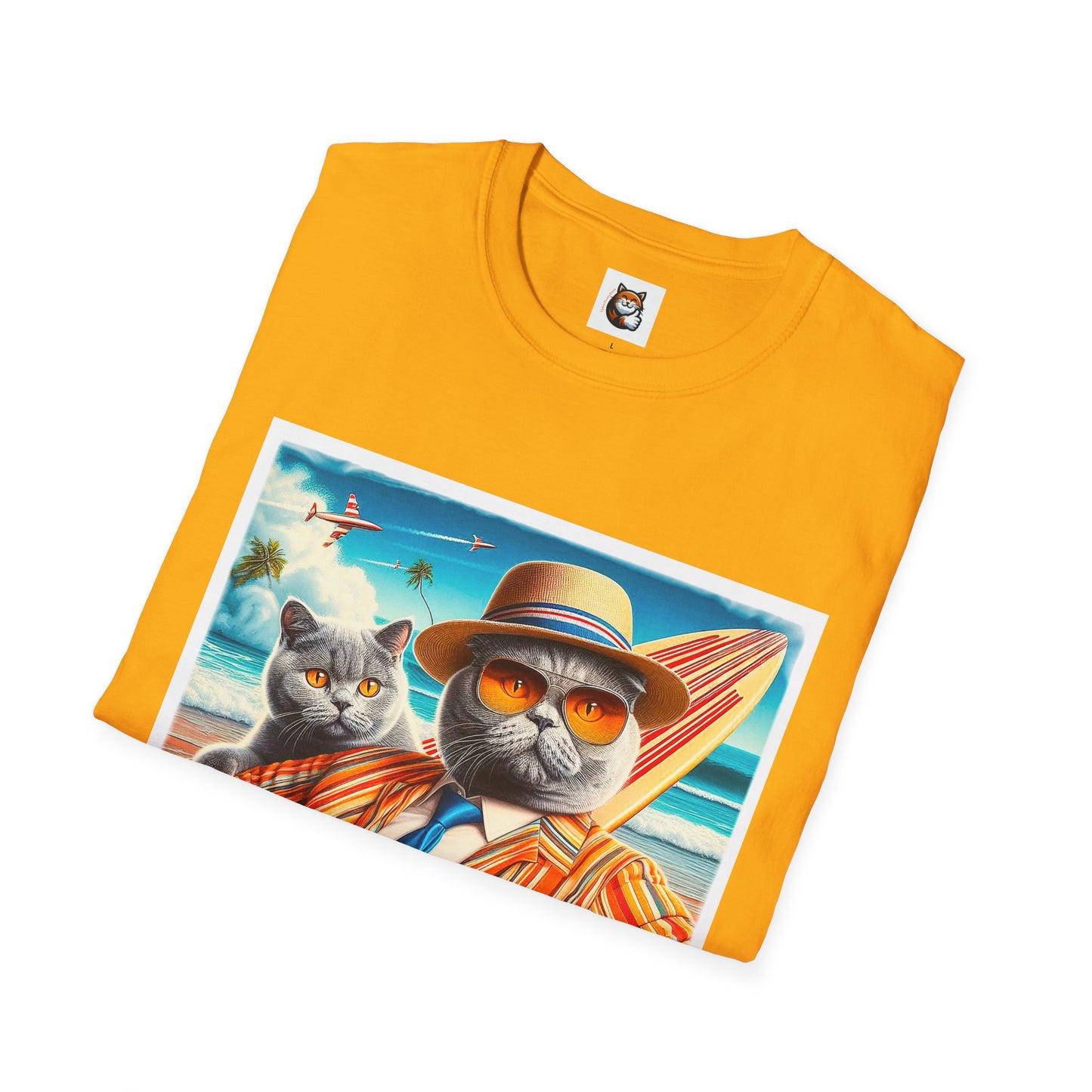 British Shorthair man in suit Softstyle T-Shirt