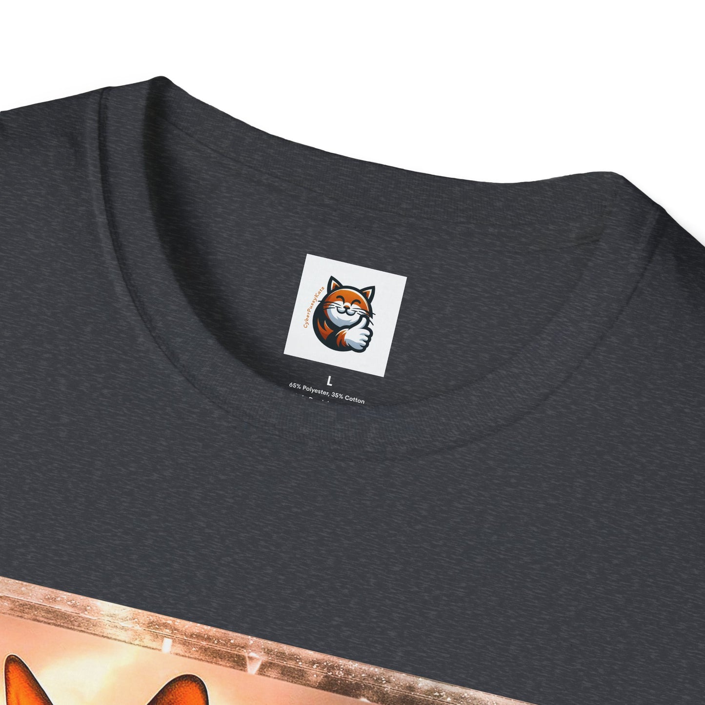 Wacky  Devon Rex Cat Unisex Softstyle T-Shirt