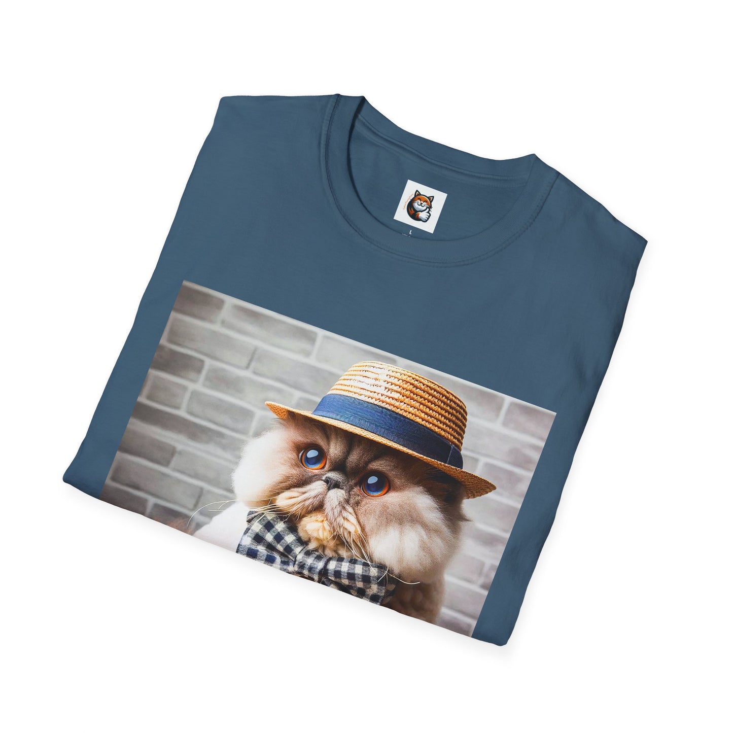 Selkirk Rex Cat T-Shirt hat and bow tie