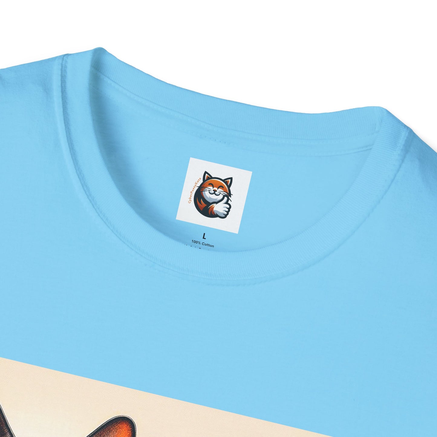Wacky  Devon Rex Cool cats  Unisex Softstyle T-Shirt