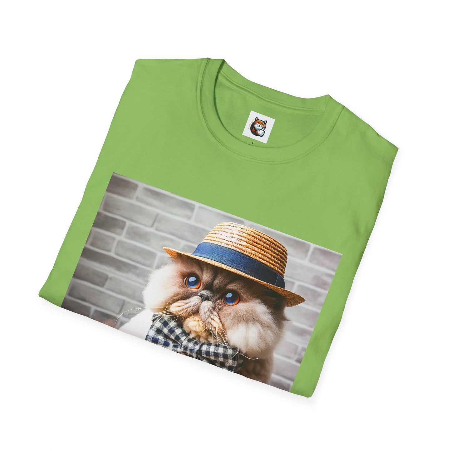 Selkirk Rex Cat T-Shirt hat and bow tie