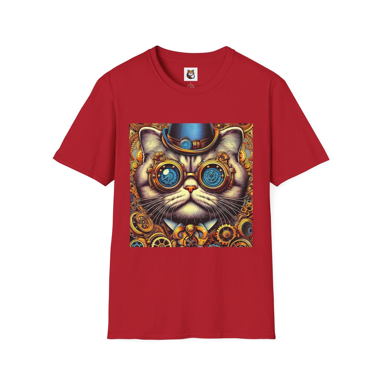 Scottish Fold Cat steam punk  T-Shirt