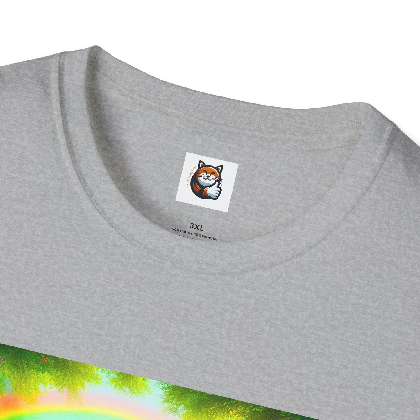 Siberian Cat pretty garden shirt