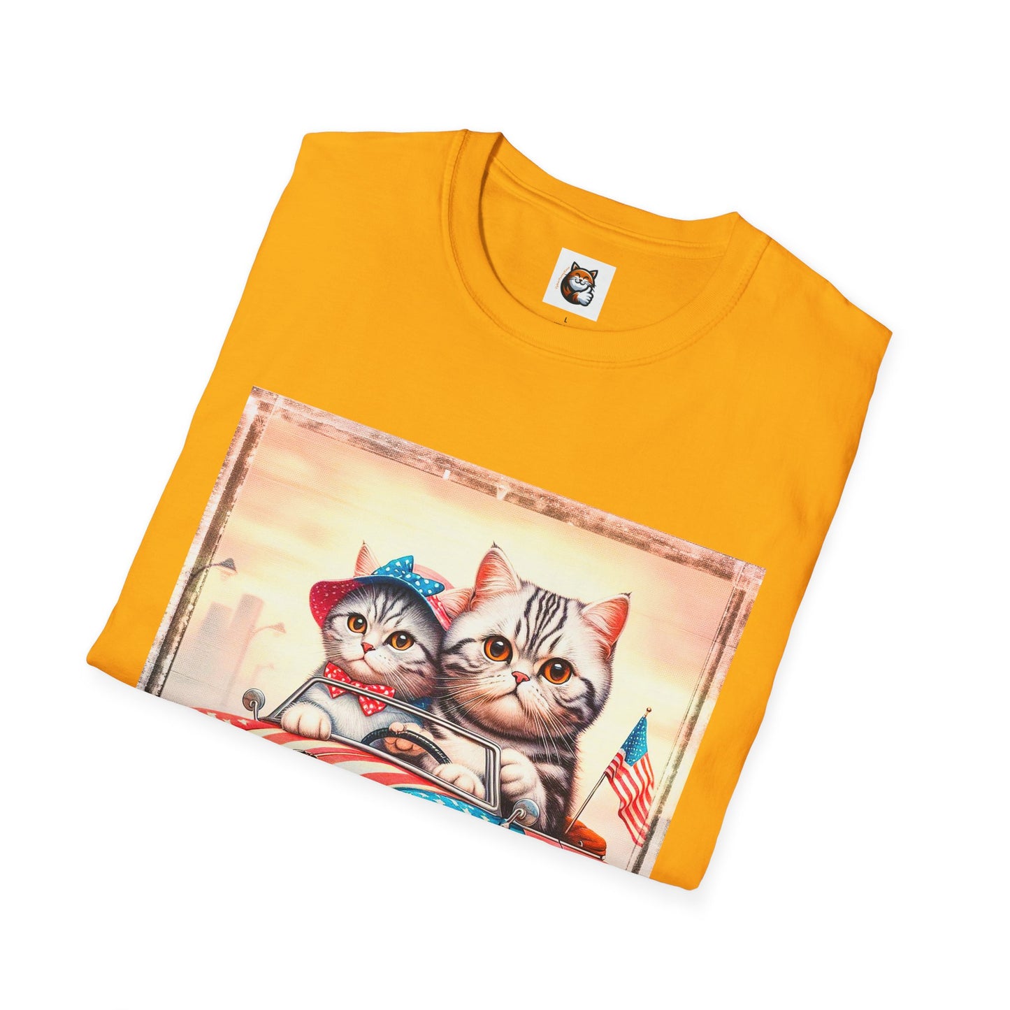 Wacky American Shorthair Unisex Softstyle T-Shirt