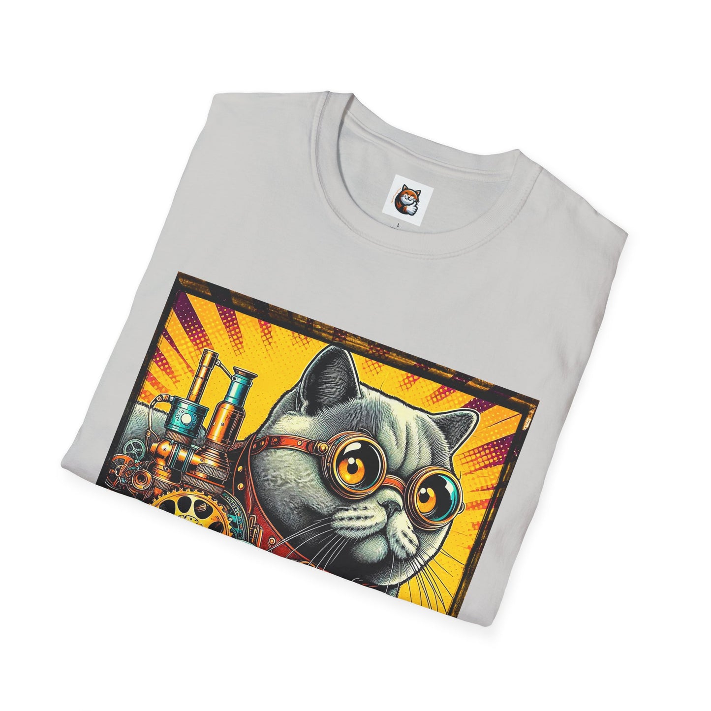 British Shorthair steam punk Softstyle T-Shirt