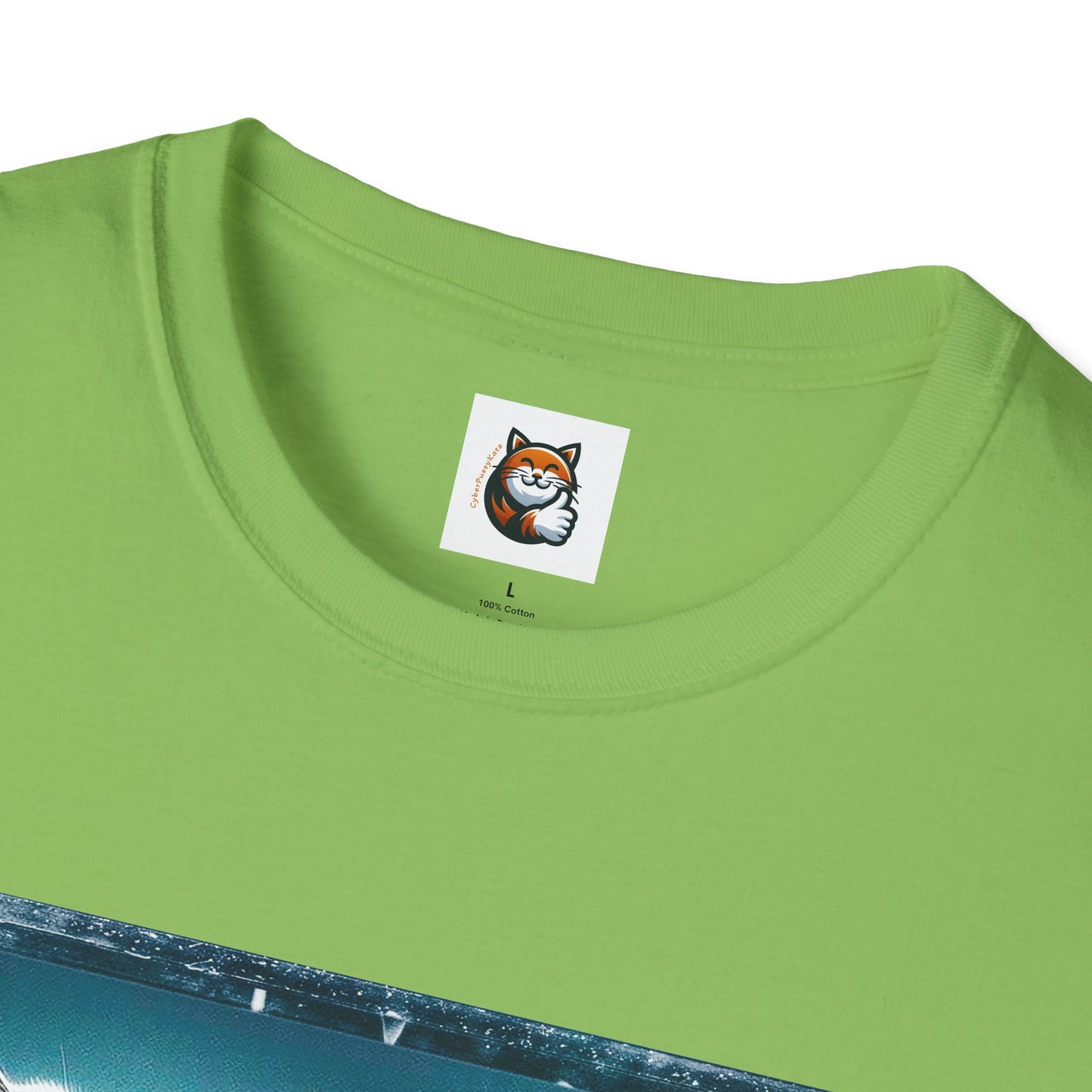 Wacky British Shorthair tiny red car Softstyle T-Shirt