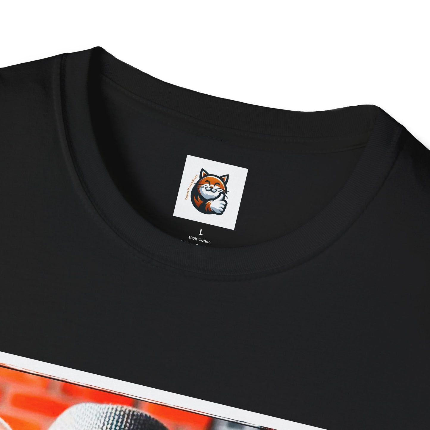Devon Rex Cat hat and tie Softstyle T-Shirt