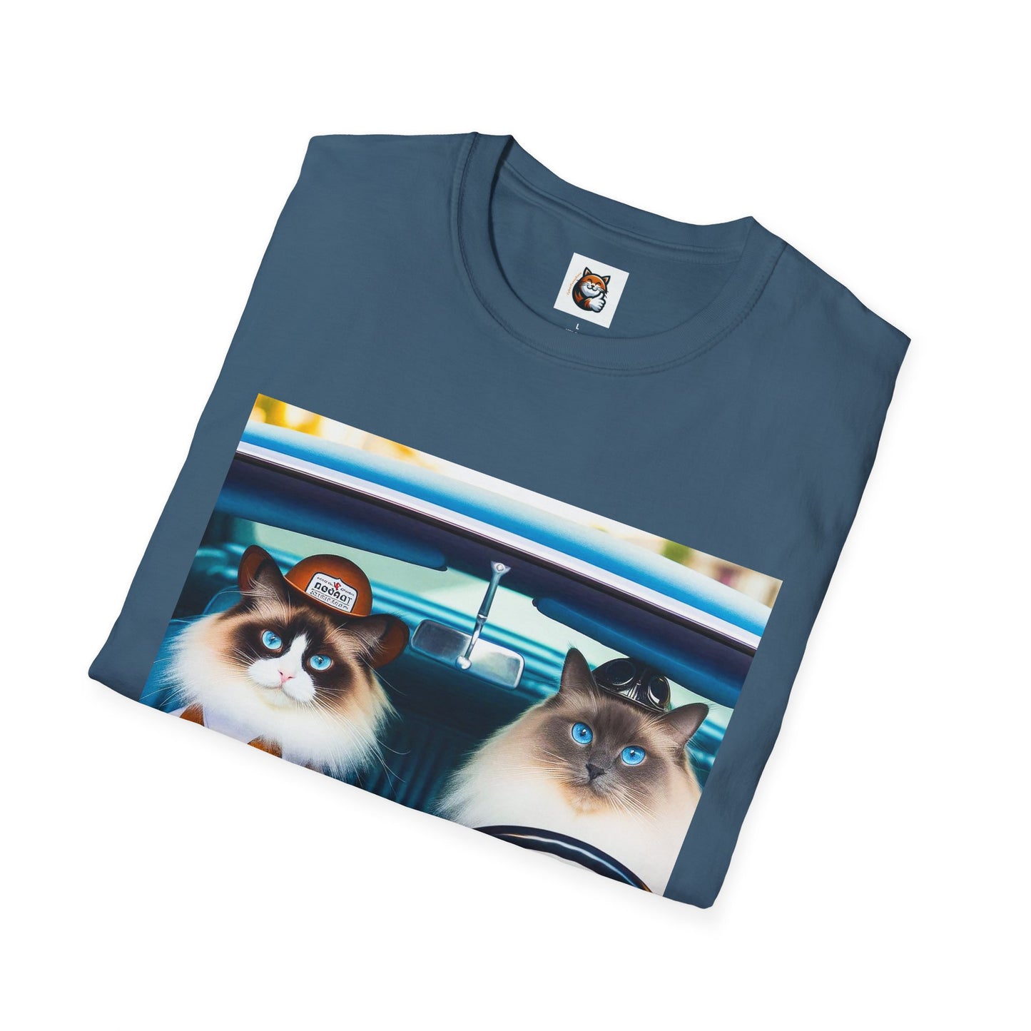 Wacky Ragdoll fun couple driving T-Shirt