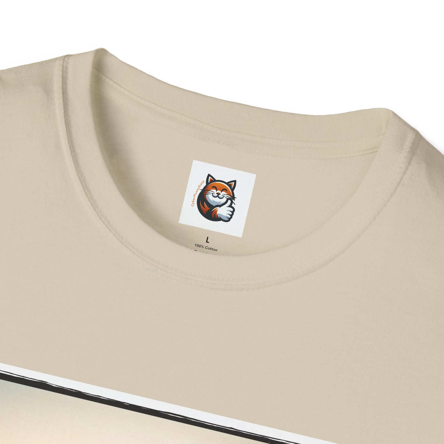 Wacky  Devon Rex Cat Unisex Softstyle T-Shirt
