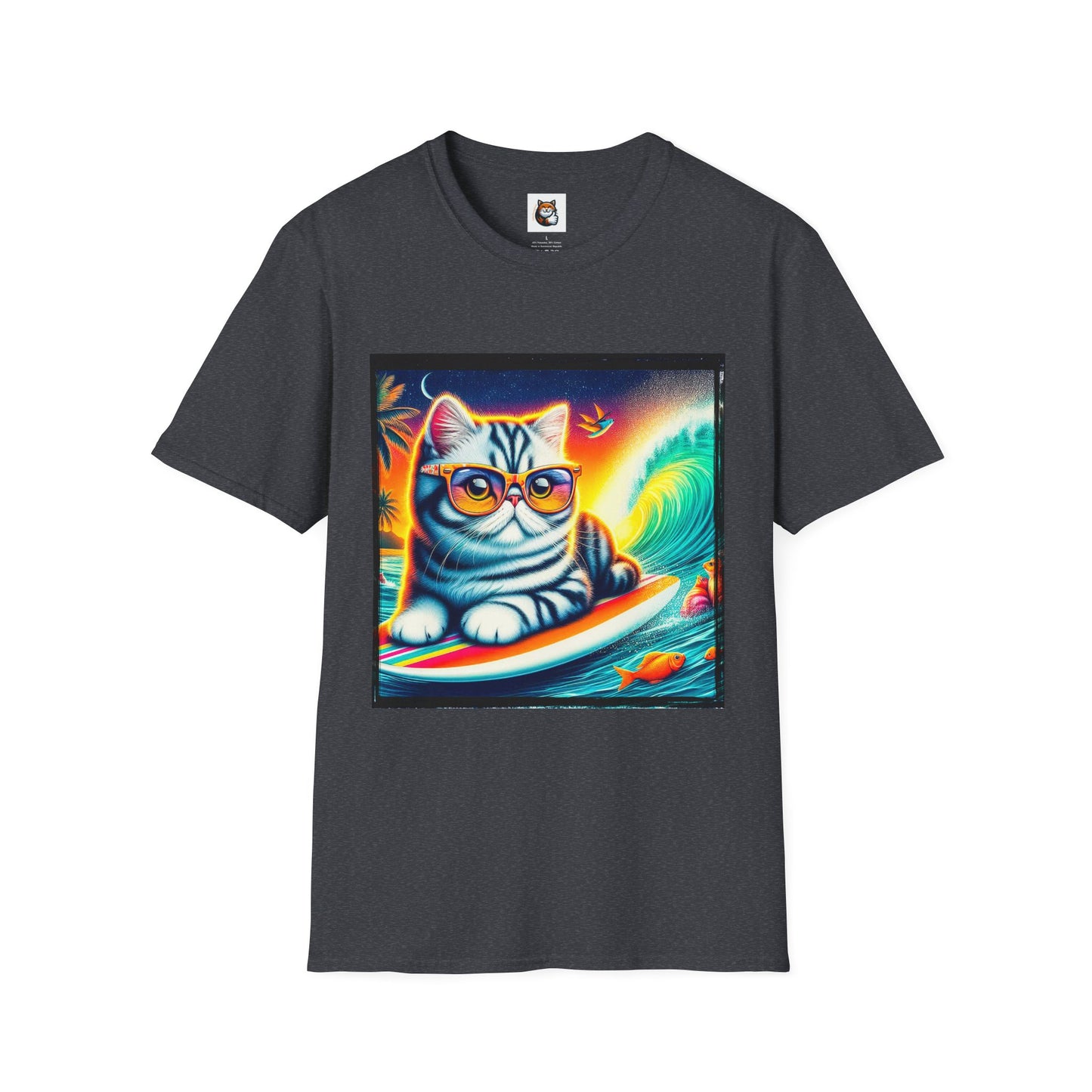 Exotic Shorthair Cat Unisex Softstyle T-Shirt