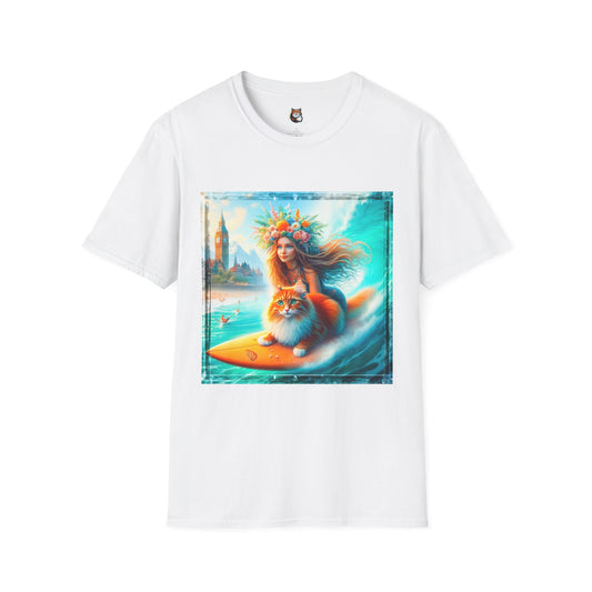 Norwegian Forest Cat Unisex Softstyle T-Shirt