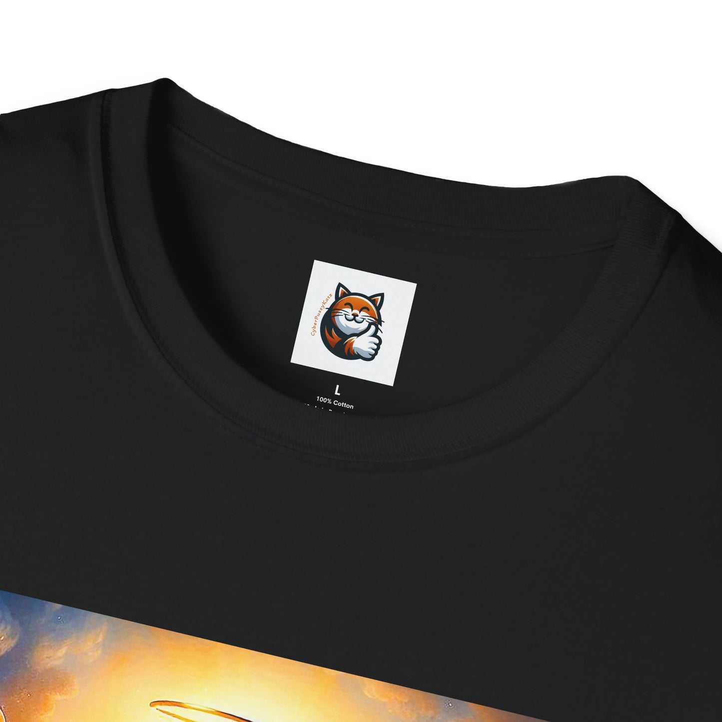 Scottish Fold Cat  golden Angel T-Shirt