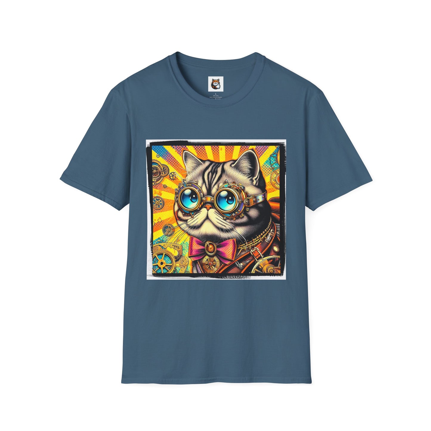 Exotic Shorthair Cat Unisex Softstyle T-Shirt