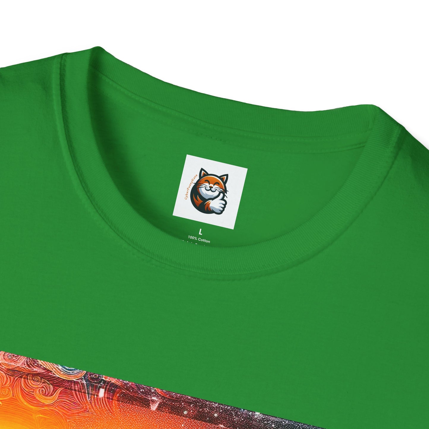 Devon Rex Cat hawaiian surfer Softstyle T-Shirt