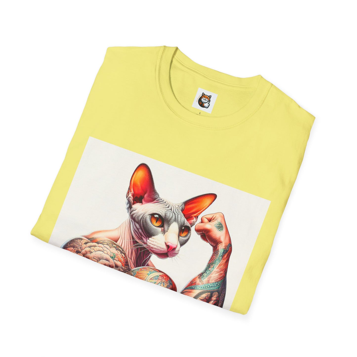 Cornish Rex Cat muscles  T-Shirt