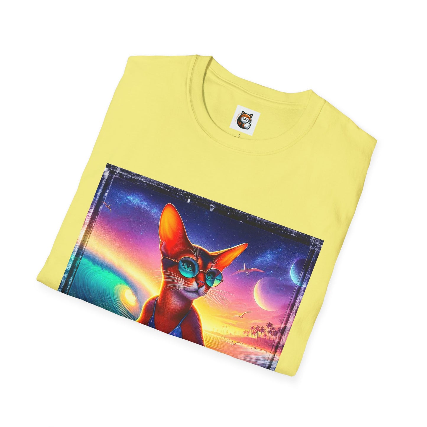 Abyssinian surfer Softstyle T-Shirt