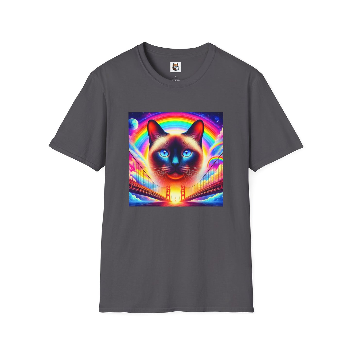 Siamese Cat floating kitty shirt