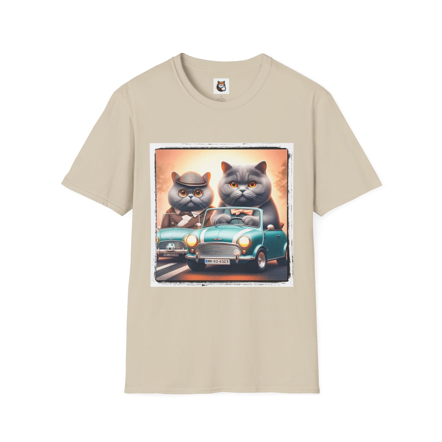 Wacky British Shorthair Unisex Softstyle T-Shirt