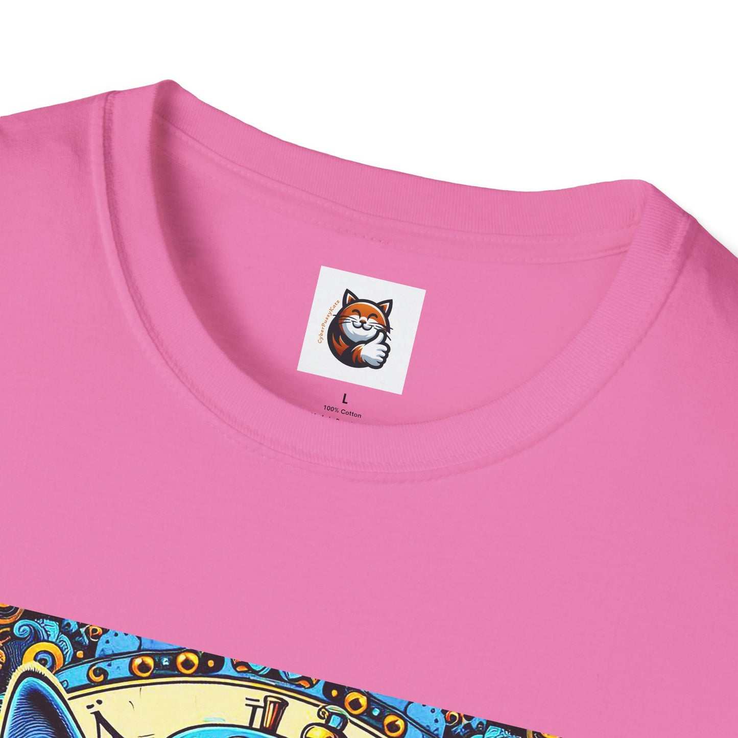 Russian Blue Cat steam punk T-Shirt