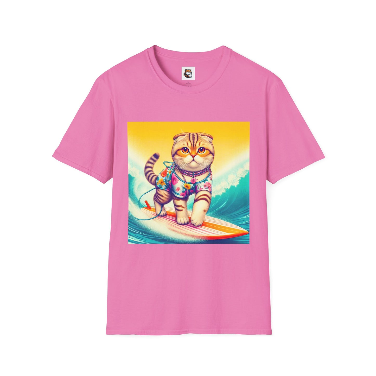 Scottish Fold Cat surfer queen T-Shirt