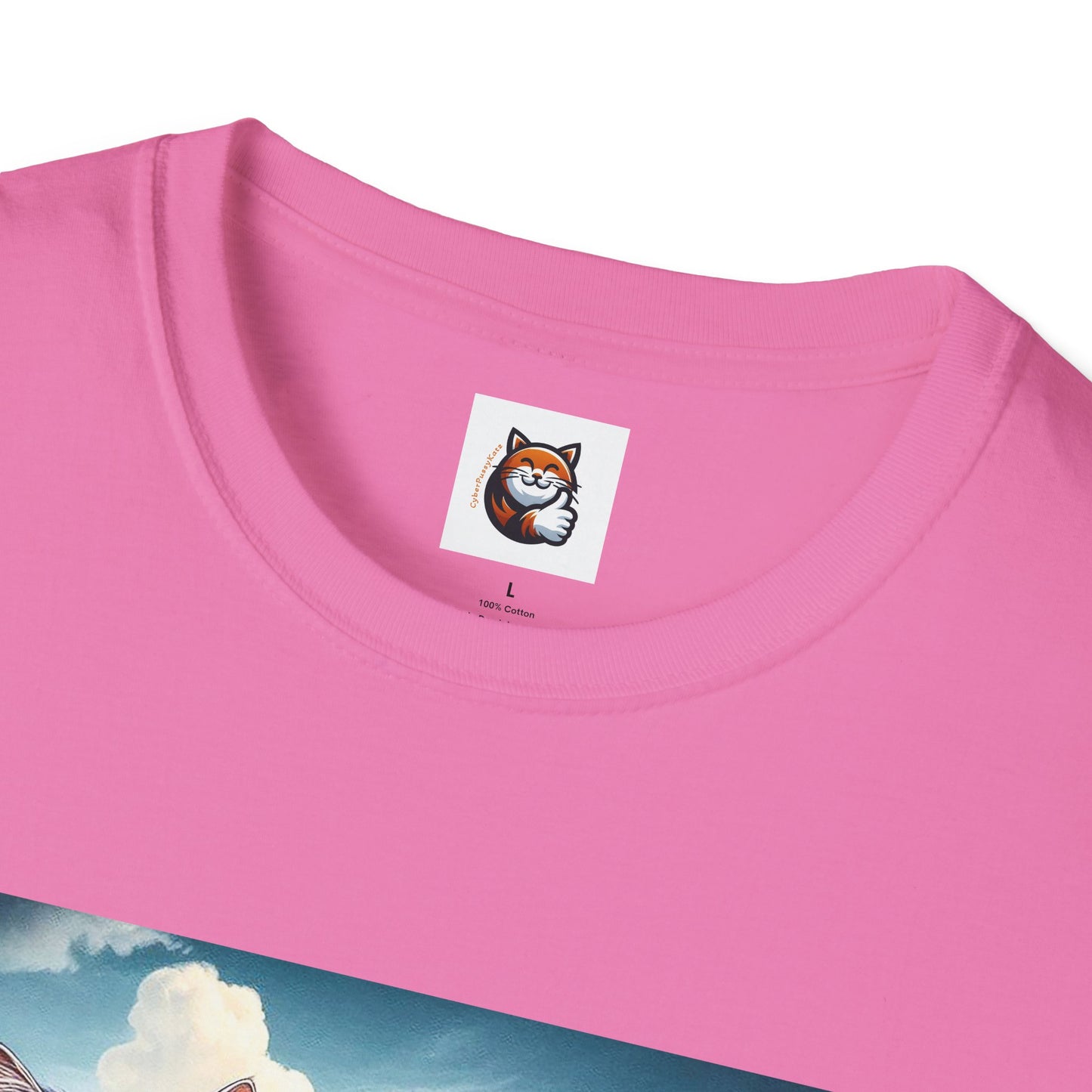 Wacky Norwegian Forest Cat Unisex Softstyle T-Shirt