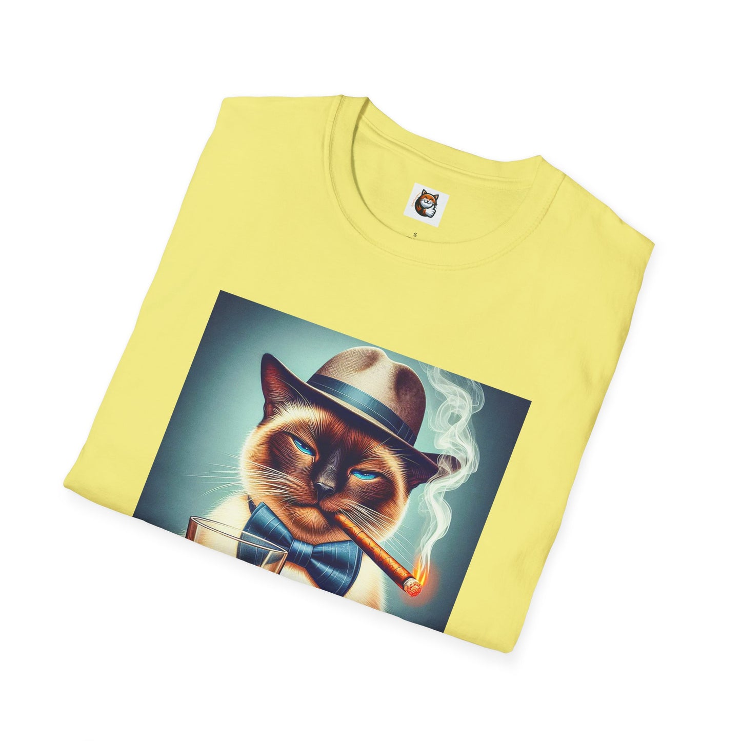 Siamese Cat smoking shirt
