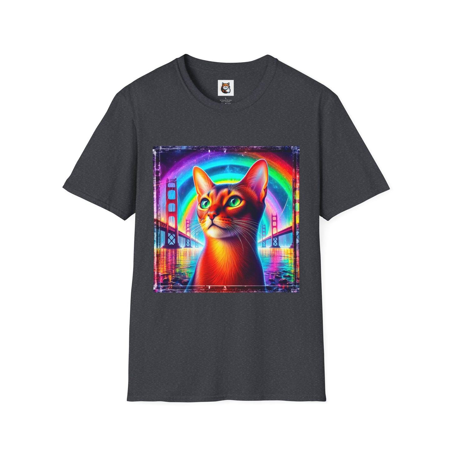 Abyssinian rainbow Softstyle T-Shirt