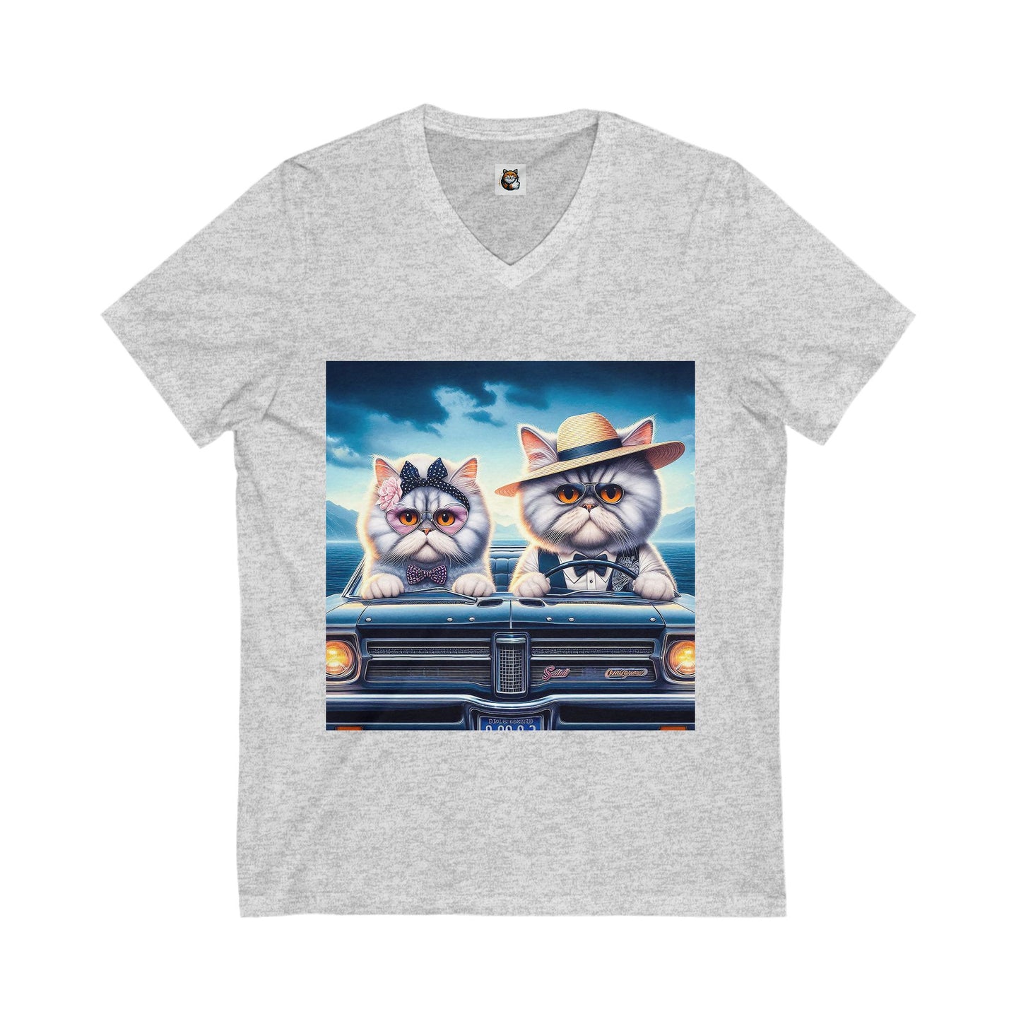 - Selkirk Rex V-Neck old fashioned couple