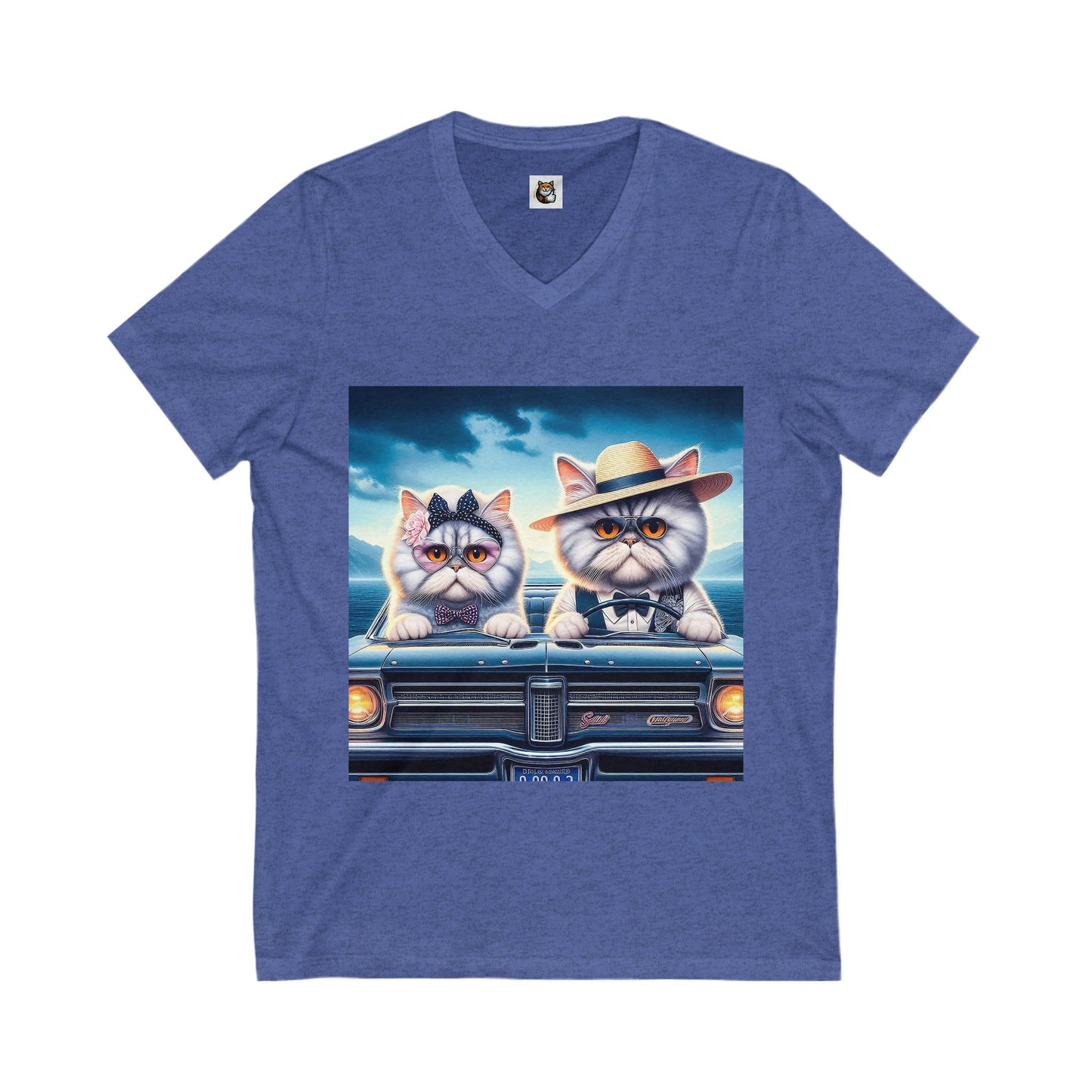 - Selkirk Rex V-Neck old fashioned couple