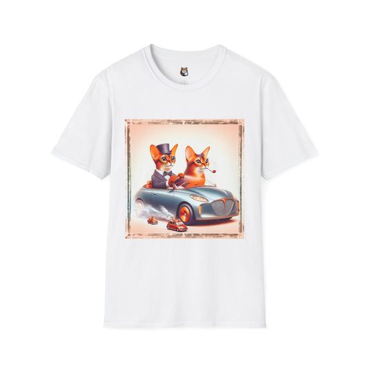 Wacky car driving Unisex Softstyle T-Shirt