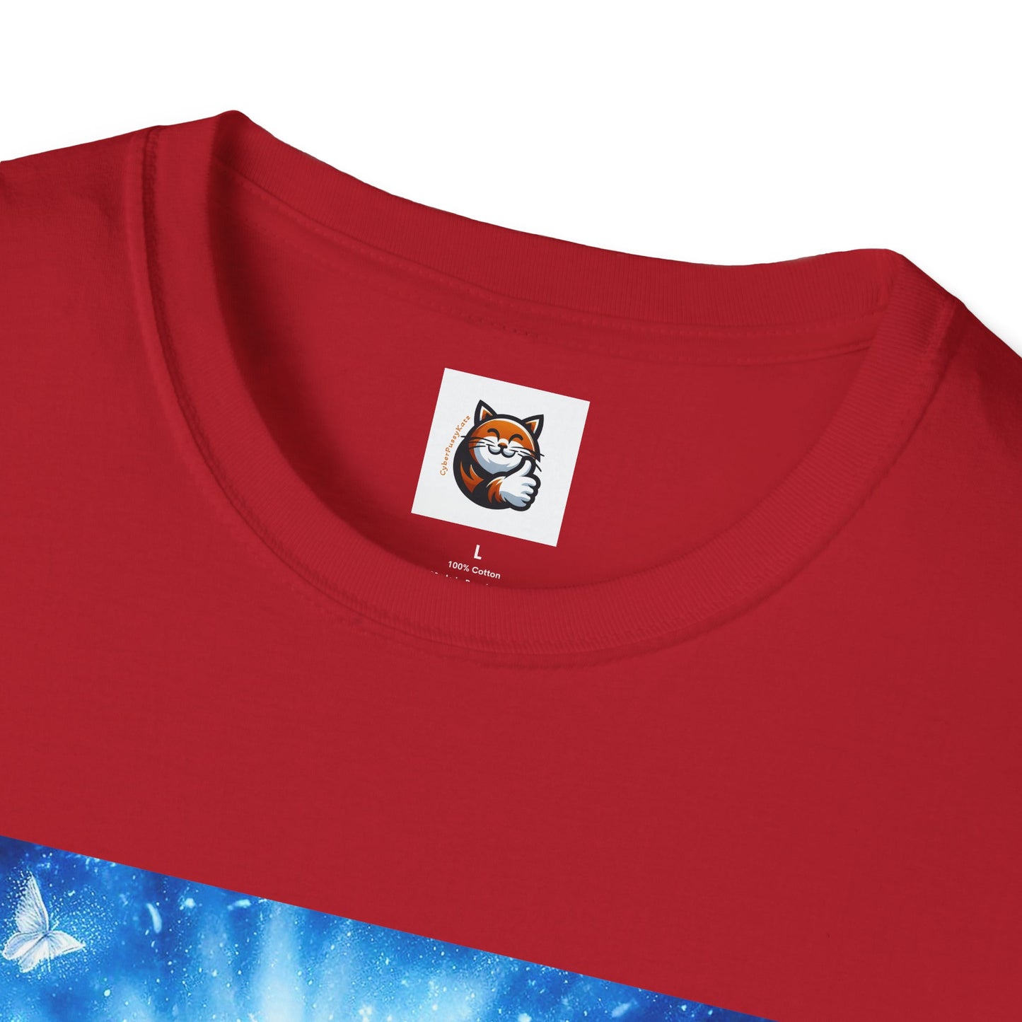 Russian Blue Cat Unisex Softstyle T-Shirt